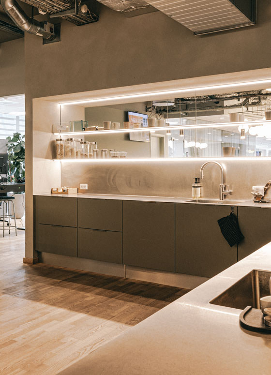 Køkken juicebar hos Clever