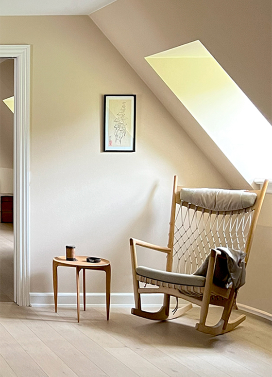 privat renovering hjørne med stol